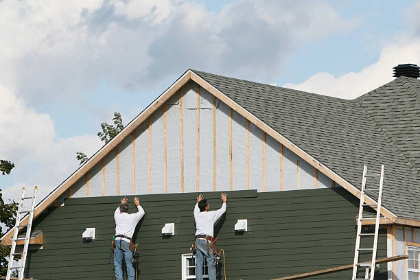 Professional Siding Replacement technician working in Entriken, PA